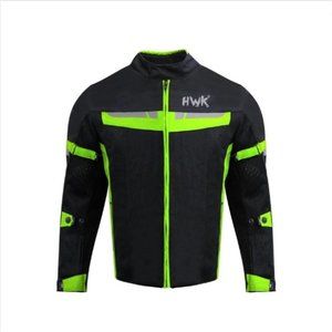 HWK Mesh Lightweight Breathable Motorcycle Bike Motorsports Jacket CE Armored XL